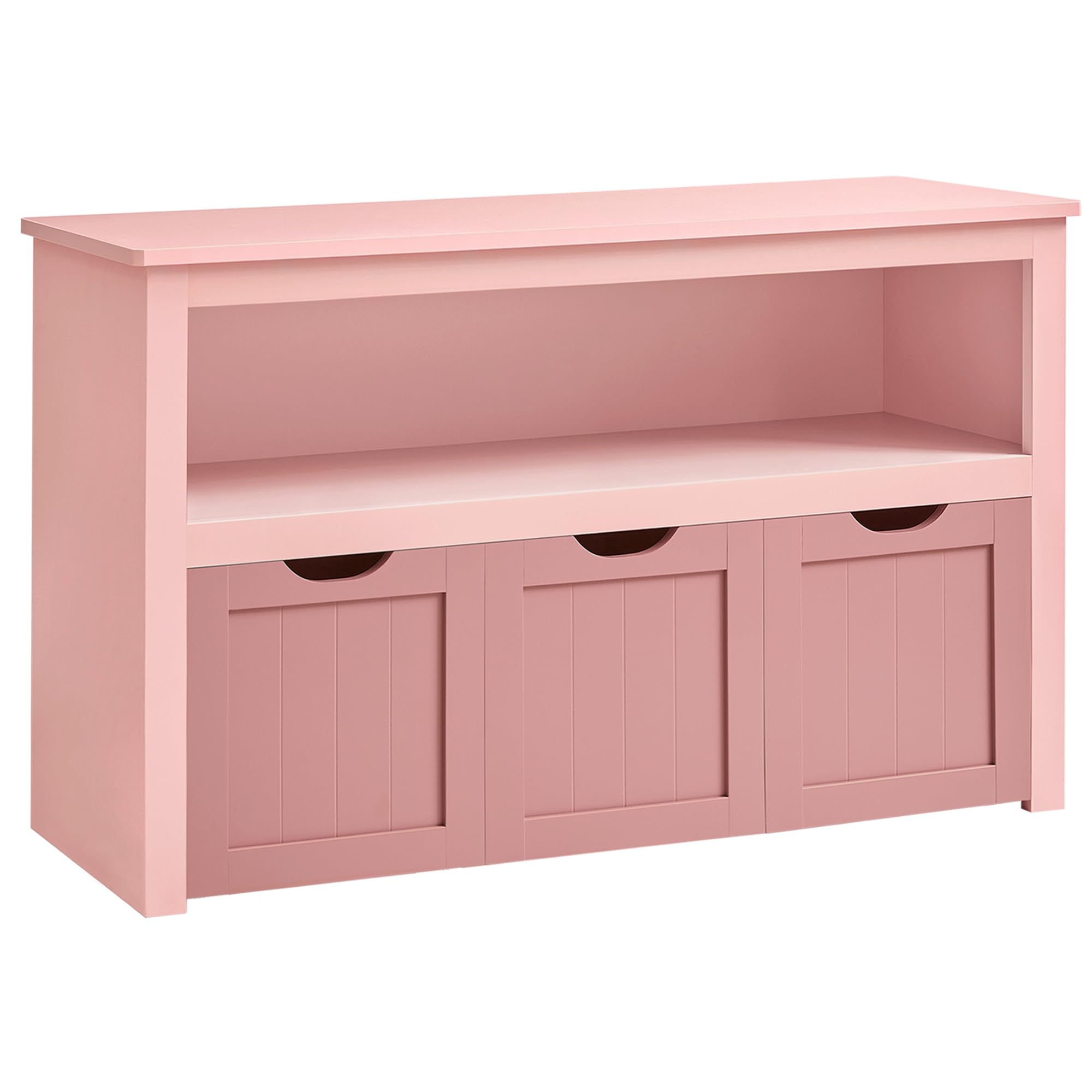 VASAGLE Étagère pour Enfants, Rangement de Jouets pour Enfants, Armoire de Rangement, Armoire à Jouets, boîte de Rangement avec roulettes, étagère à Jouets, pour Chambre d'enfant, 30 x 102 x 60 cm