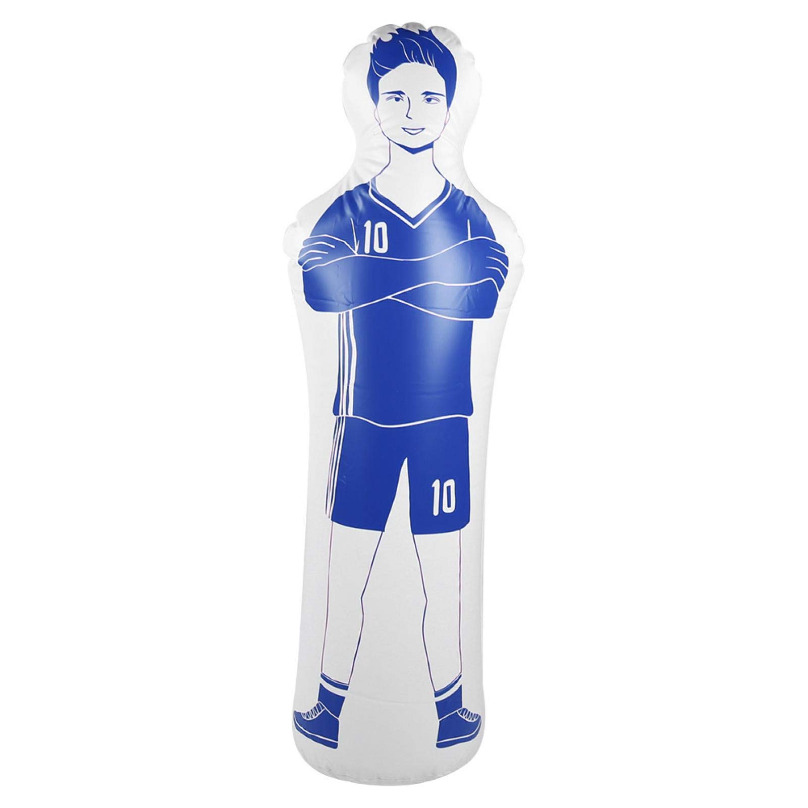Alomejor Aiuti per la Formazione Gonfiabile di Calcio 0,35 m Sacco da Boxe in PVC Punzonatura Passaggi e Allenamento Allenamento del difensore del Portiere