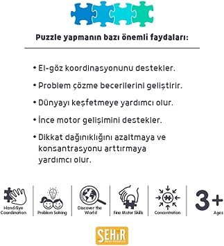CA Games Tavus Kuşu 200 Parça 2,2mm Kalınlık 34x48cm Profesyonel Hobi Puzzle Yapboz Serisi