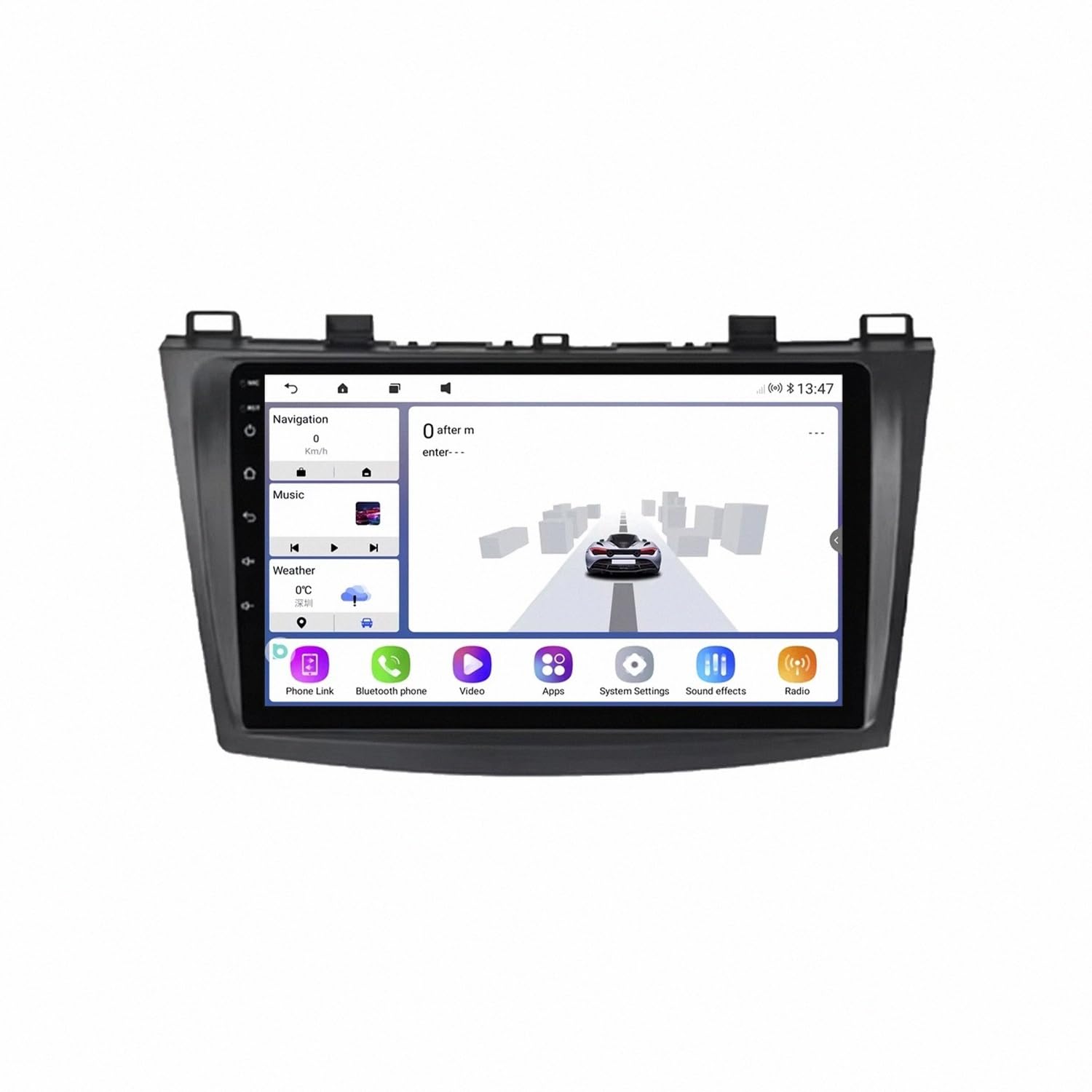 Radio coche con Bluetooth para solucionar la falta de GPS 8