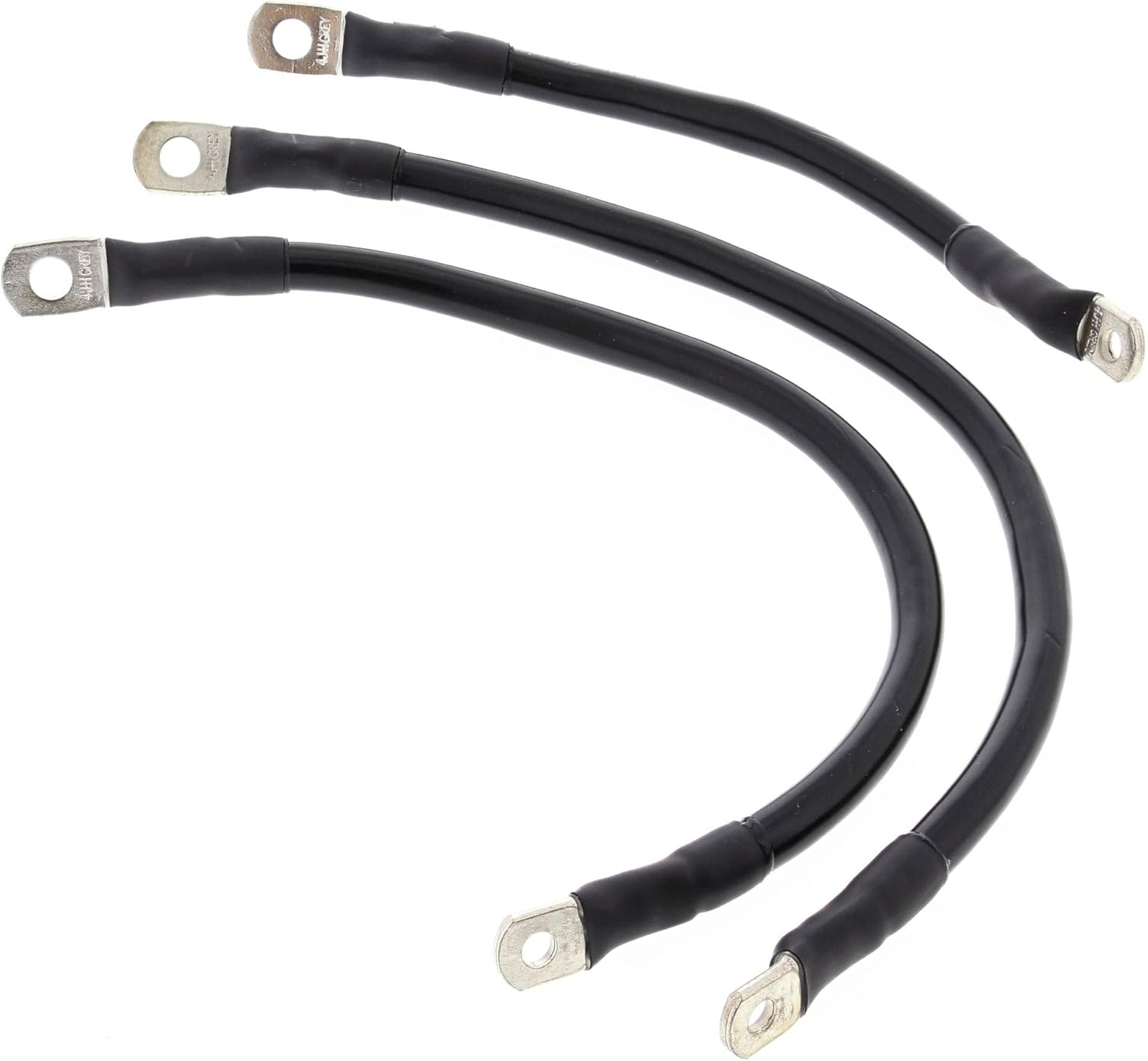 All Balls Racing 79-3009-1 Black Battery Cable Kit Compatible with/Replacement For Harley FLHPEI Police Road King 2003, FLHPE Police Road King 2007, FLHRC Road King Classic 2007-2008