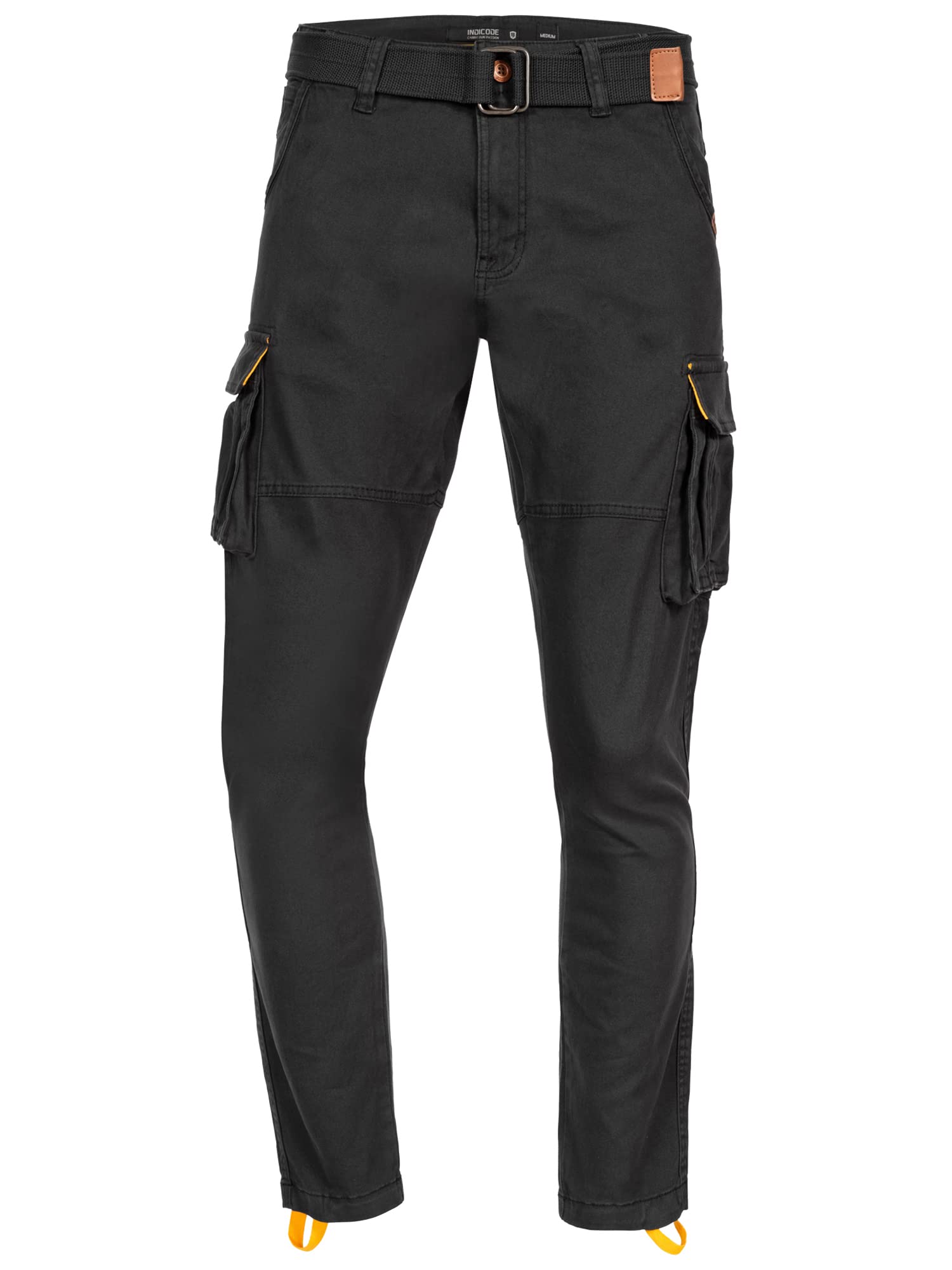 Indicode Uomini Mathen Cargo Pants | Pantaloni Cargo in 98% Cotone Inclusa Cintura