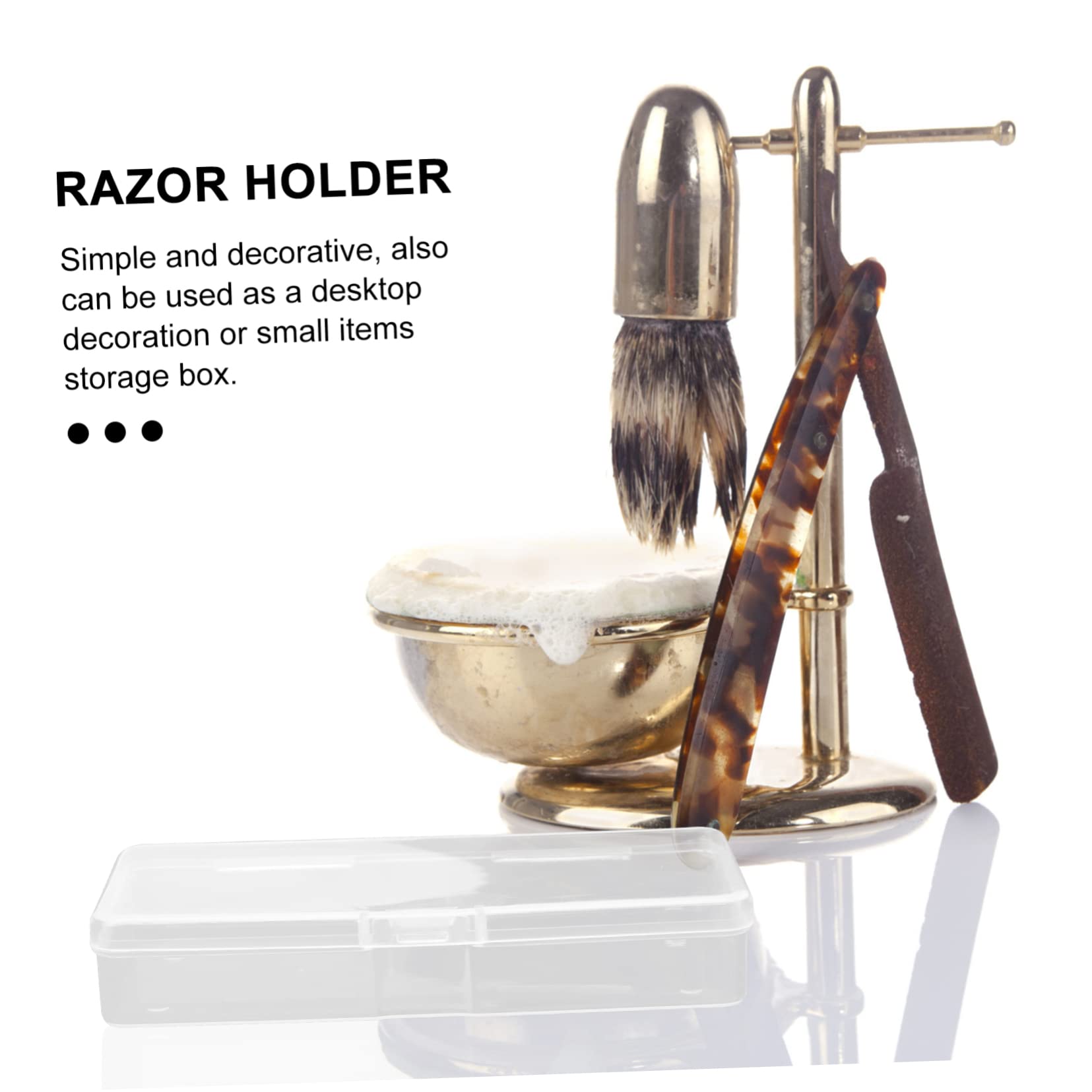 Tofficu 10 pezzi Contenitore per Raccolta Lame Rasoi Scatola Riciclaggio Lame Barba Custodia Smaltimento