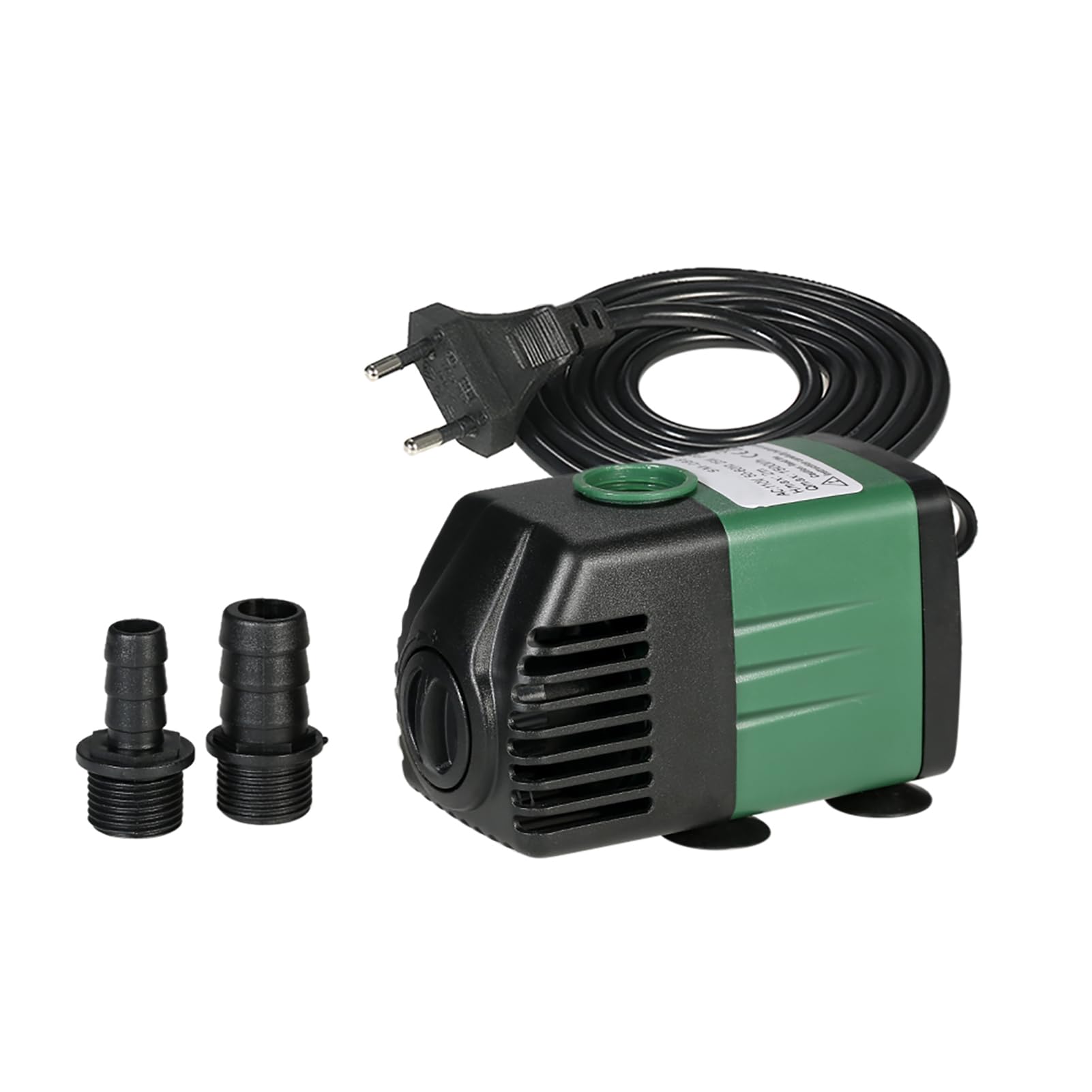 Bomba de Agua Sumergible, Ultra Silencioso 1500L / H 25W Bomba de Agua Limpiable para Fuentes de Mesa de Acuario Pond Water Gardens y Sistemas hidropónicos con 2 boquillas AC220-240V