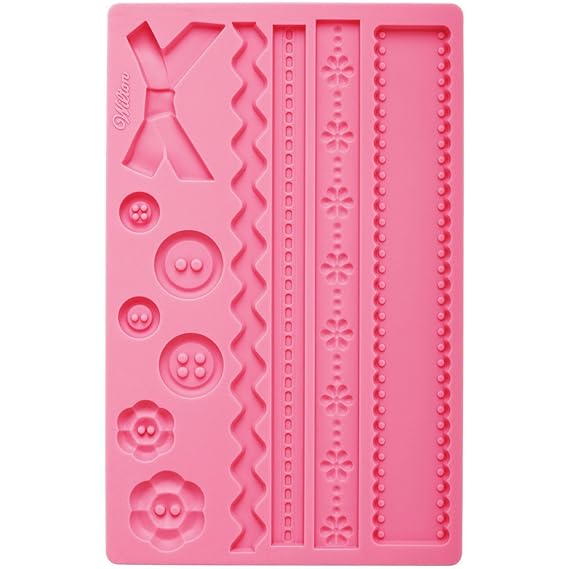 Wilton Fondant And Gum Paste Silicone Mold Fabric