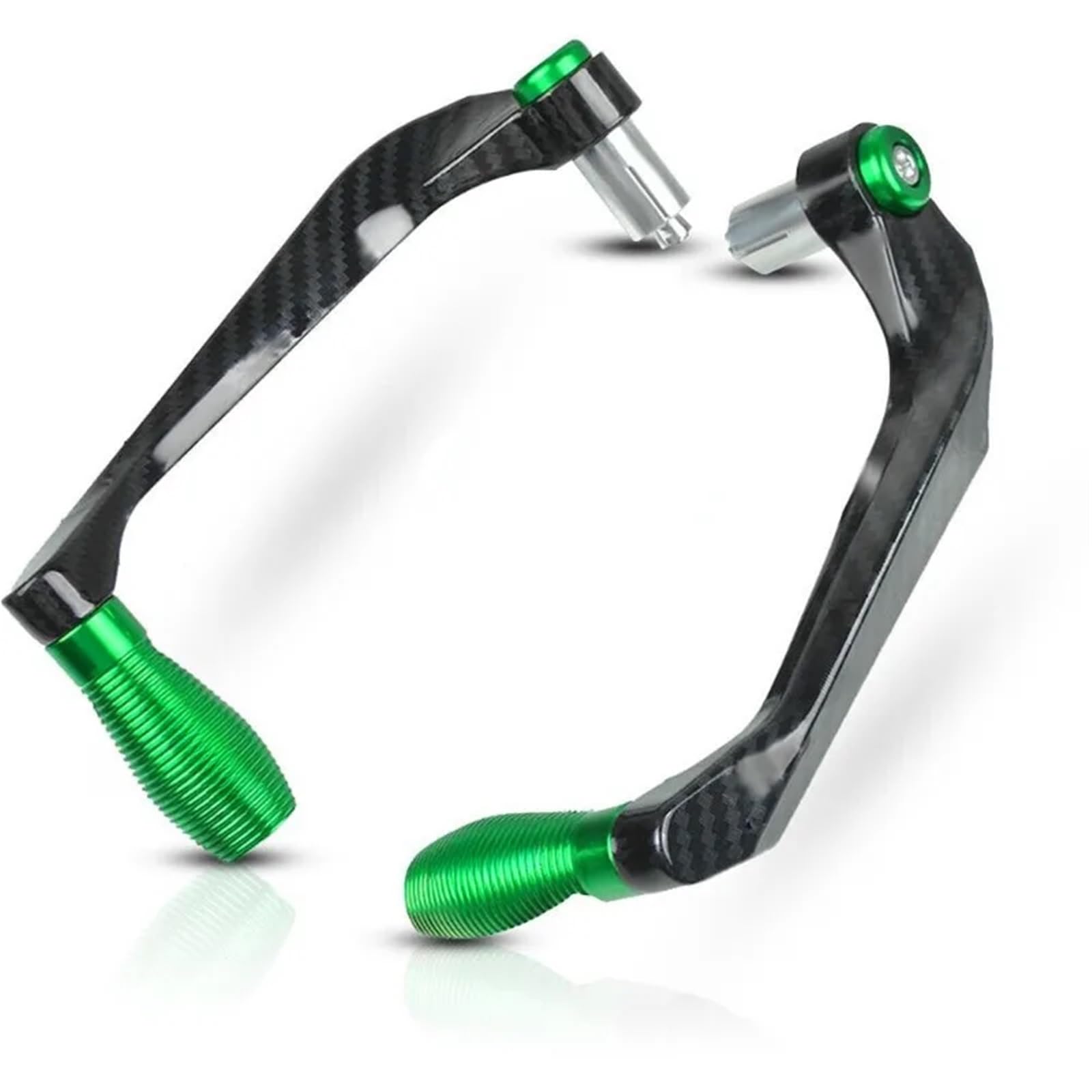 Opanbtg Green Motorbike Handguards Motorcycle Cnc Aluminum Alloy Handlebar Brake Clutch Lever Hand Guard Protector Modification Accessories(Green)