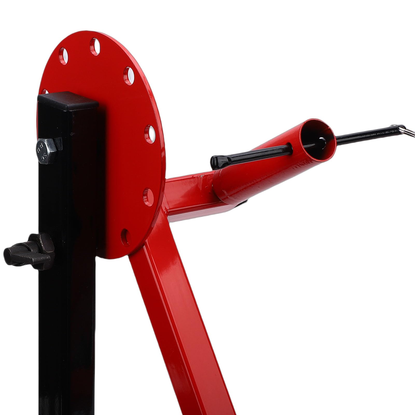 Ejoyous Soporte de Motor de Motocicleta, Soporte Giratorio Ajustable de Metal para Usuarios de Motores de un Solo Cilindro Vertical de 2 Tiempos y 4 Tiempos