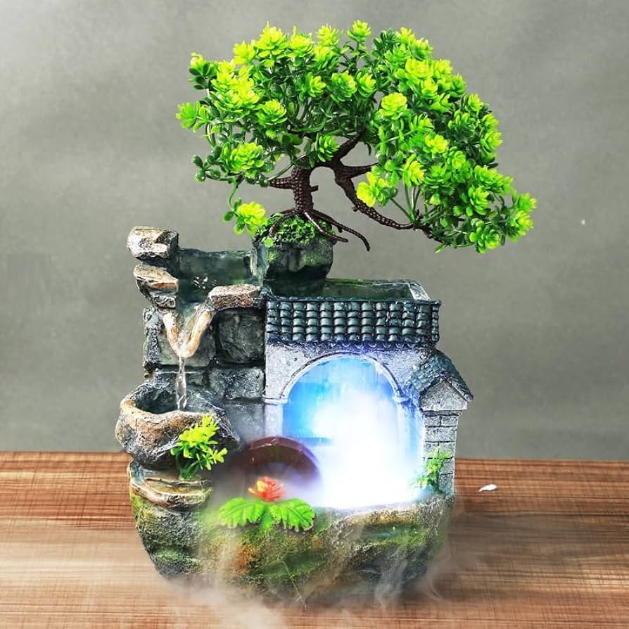 Amazon.co.jp: 卓上噴水 デスクトップ噴水 ミニ滝 樹脂 室内噴水 風水 Amazon.co.jp: 卓上噴水 デスクトップ噴水 ミニ滝 樹脂 室内噴水 風水