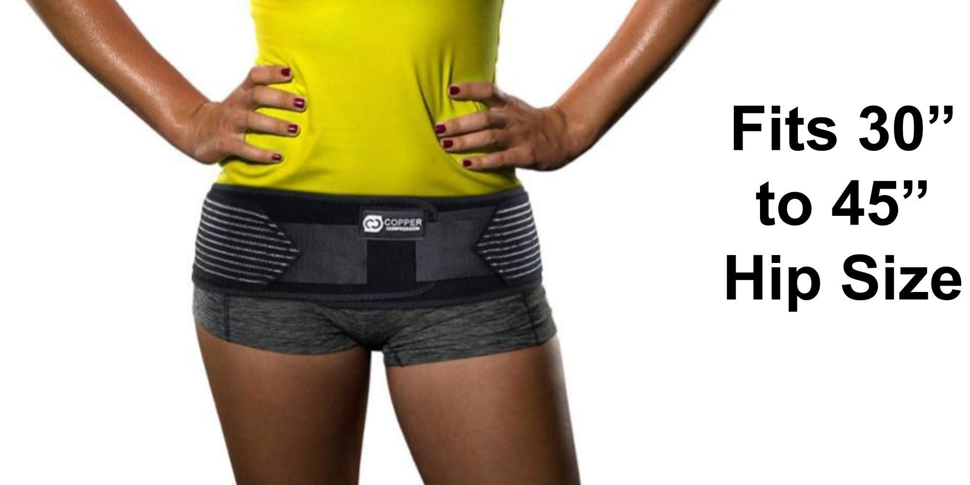 Copper Compression Sacroiliac SI Joint Belt. SI Lock Support & Hip