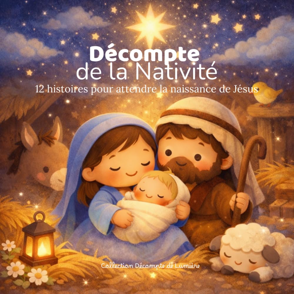 Décompte de la Nativité: Une histoire douce et lumineuse pour compter les jours jusqu'à la Nativité (Décompte de Lumière)