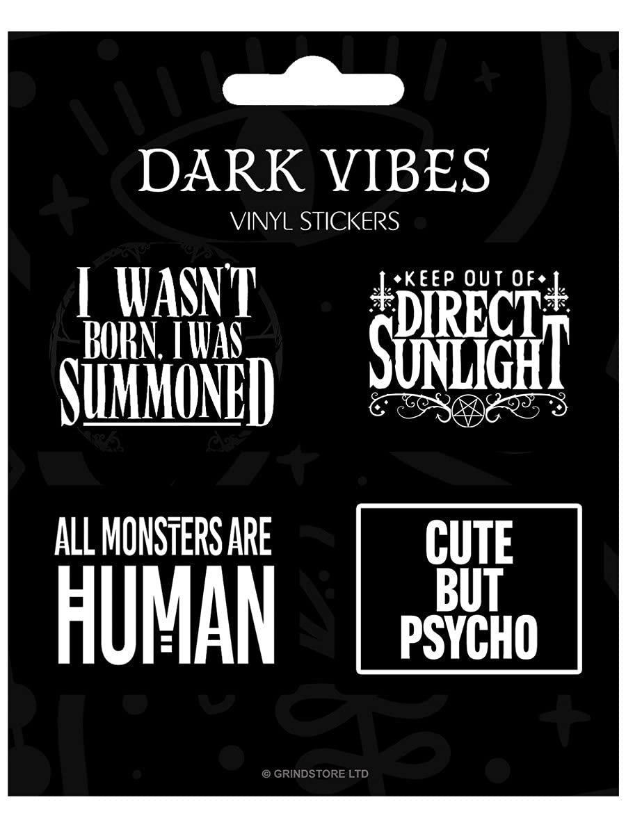 Grindstore Dark Vibes Vinyl Sticker Set