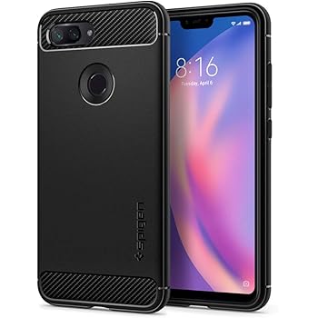 Spigen, Funda para Xiaomi Mi 8 Lite 2018, [Rugged Armor] Absorción ...