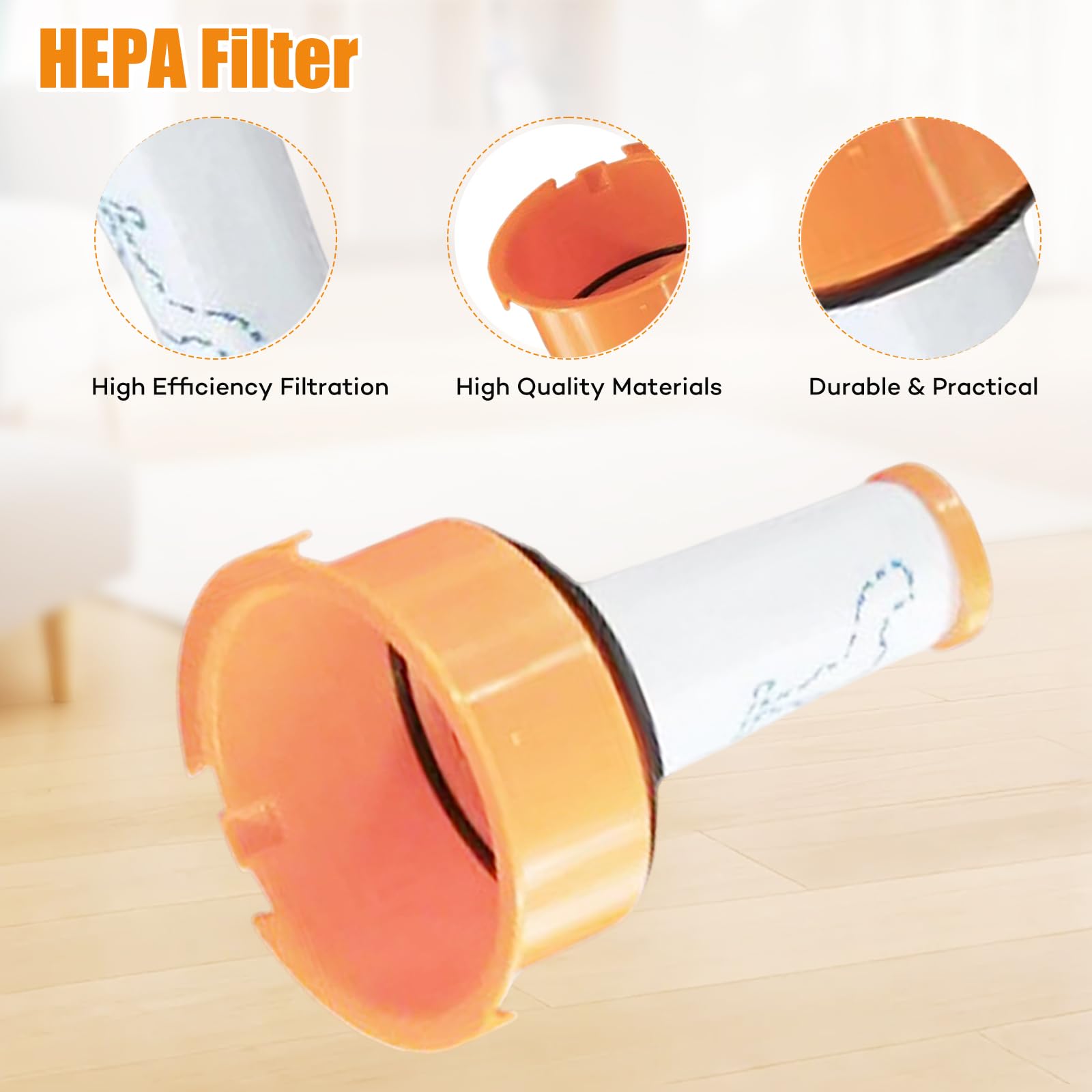 ZR009020 Filtri di Ricambio per Rowenta X-Pert 5.80/ X-Force 8.80 Kit Accessori Aspirapolvere Cordless 2 Filtri Anteriori 2 Filtri Posteriori 1 Spazzola Pulizia