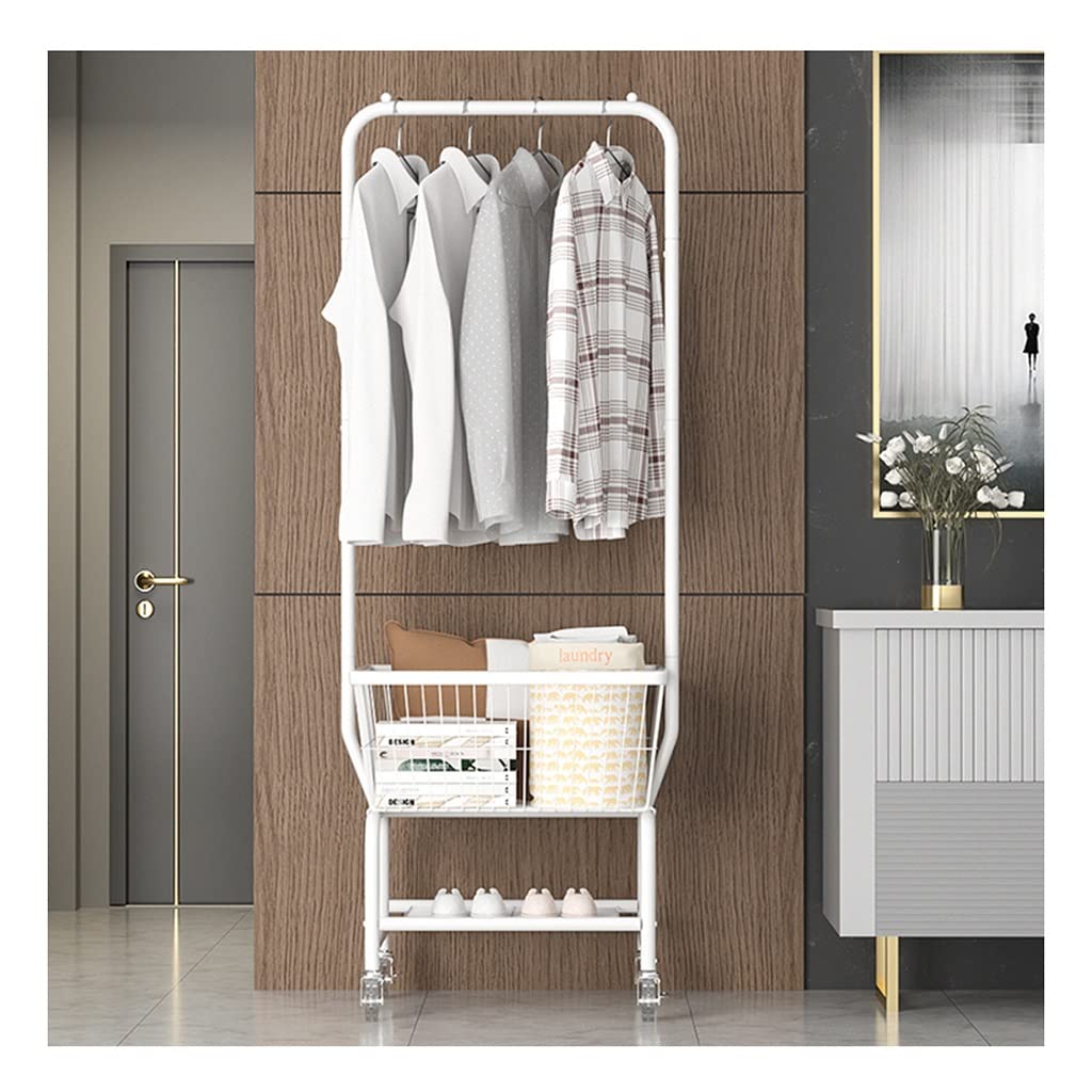 Heavy Clothes Rails Shoe Bench Coat Stand Rack Hanger Coat Rack Stand with Shoe Rack and Removable Free