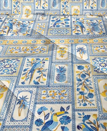 Image of Amazon Brand - Umi Reversible Double Bed Super Soft AC Comforter /Blanket /Quilt /Rajai 220 GSM Soft Microfiber Diamond Stitch (90 inch x 100 inch Inches /228cm x 254cm) - Comforter Double Bed|Blue & Yellow