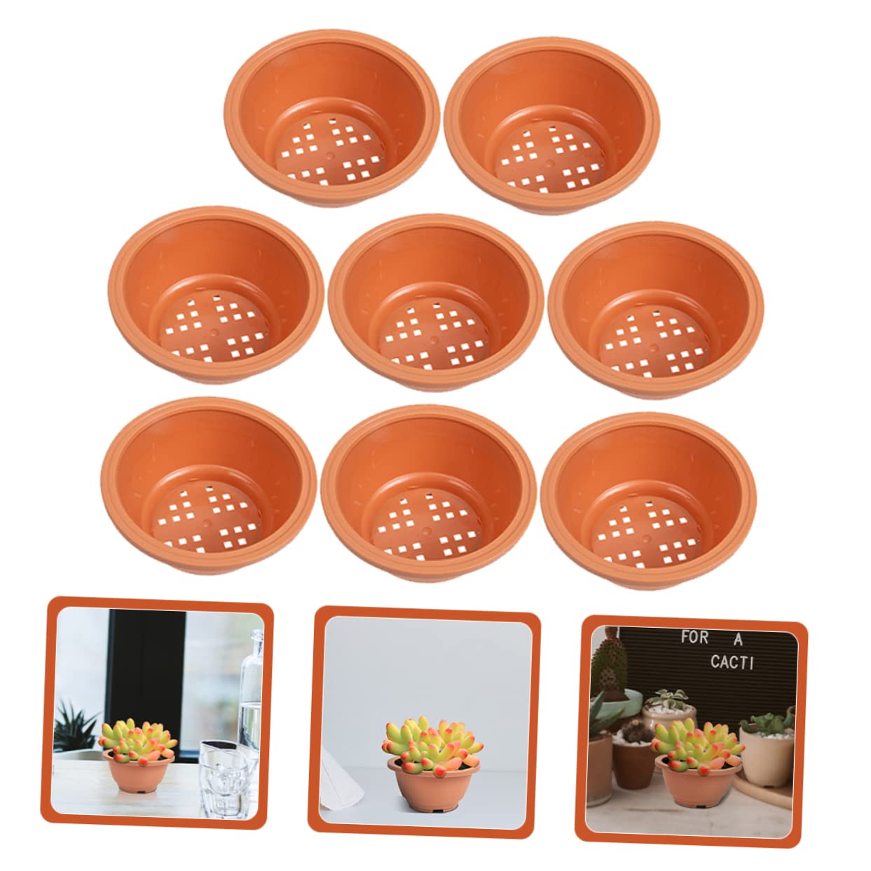Hahood Pflanzentöpfe Set – 36 Stück In 4 Größen (3,5–6 Zoll) Mit Drainagelöchern – Für Sukkulenten & Setzlinge