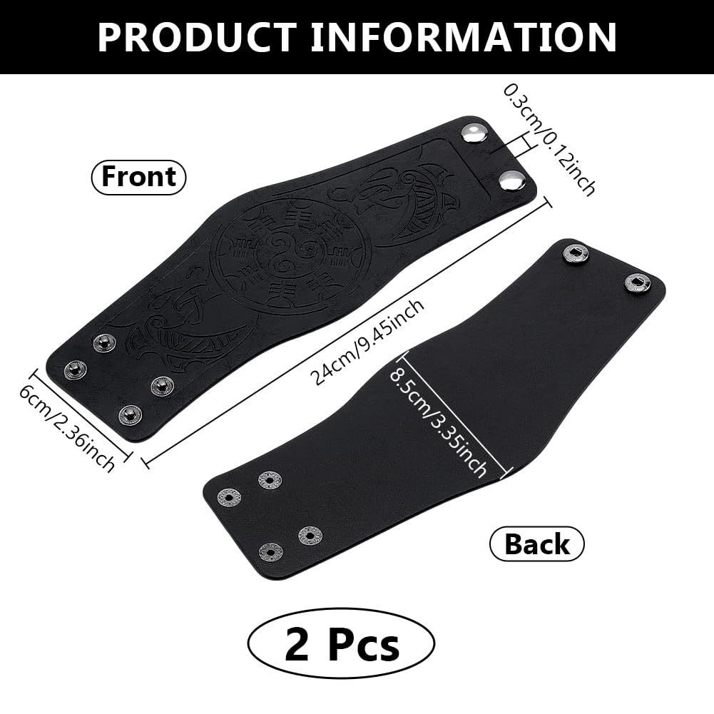 NBEADS Leather Arm Guard - Image 2