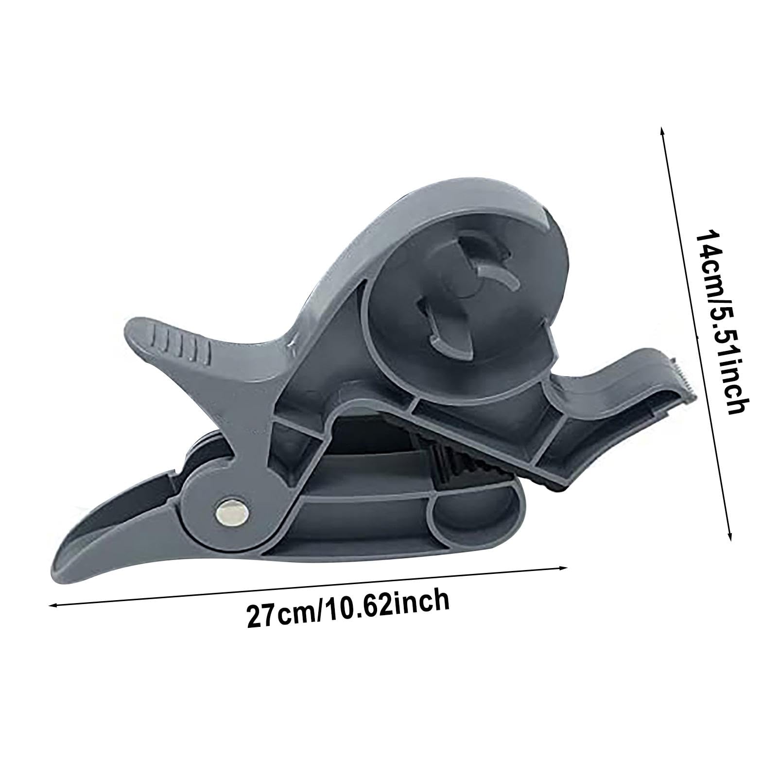 Lot de 2 Pinces de Table pour Emballage Cadeau, Dérouleur Papier Cadeau avec Distributeu de Ruban Adhésif Intégrés, Pinces à papier cadeau D'emballage pour Halloween, Anniversaire, Noel