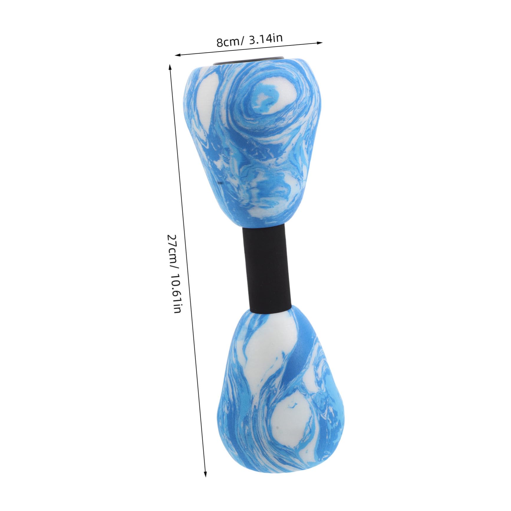 ifundom 2pcs Lightweight Water Dumbbells for Pool Exercise Eva Foam Aquatic Fitness Weights for Resistance Training Efficient Water Workouts and Aerobics Equipment for Adults