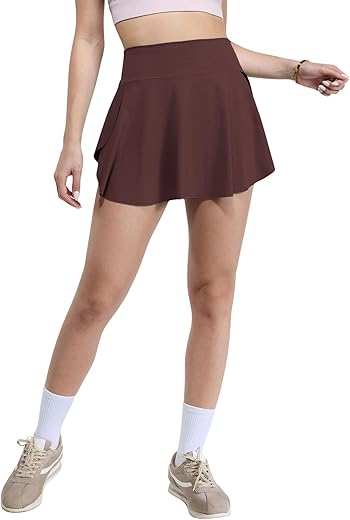 CAVA Swirl Tennis Skorts for Women | Built-in Shorts, Moisture-Wicking, Stretchable, Pockets, Twirl-Friendly Design | Acti