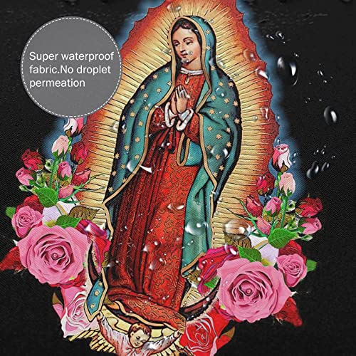 Bath Curtain Our Lady Guadalupe Mexican Saint Virgin Mary Shower Curtain With Hooks For Bathroom Decor With Hooks #TOP5