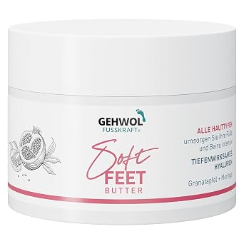 GEHWOL Soft Feet Butter 3.5 oz/100 ml pomegranate & moringa