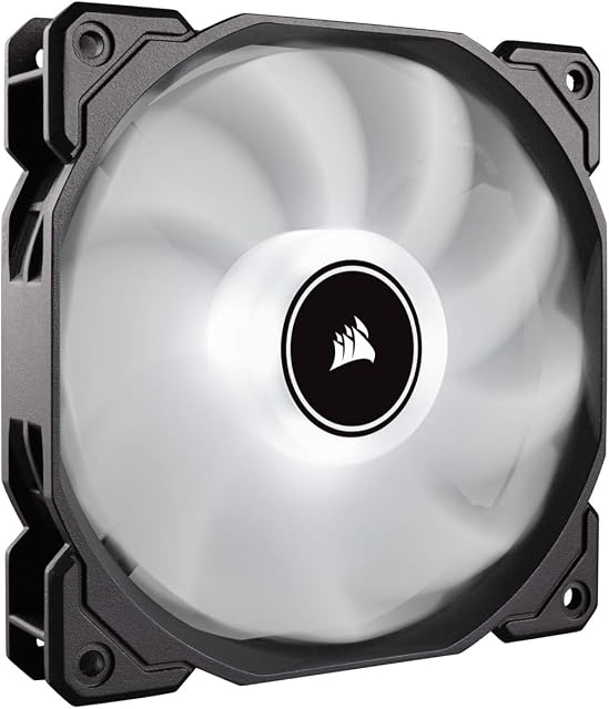 Corsair CO-9050079-WW AF120 Air Series, 120 mm LED Low Noise Cooling Fan - White (Single Pack)
