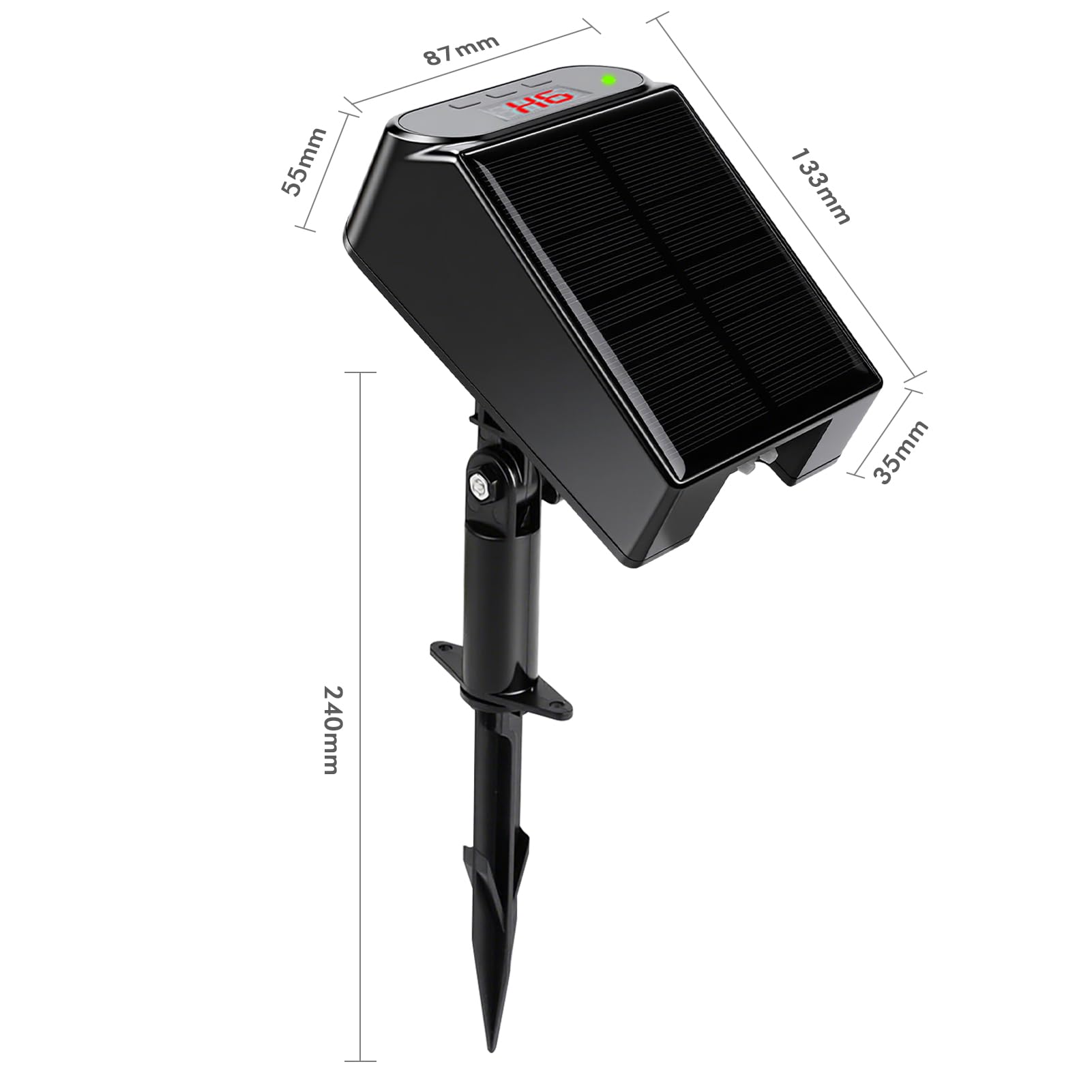 Nikou Solar Bewässerungssystem, Automatische Garten Tröpfchenbewässerung mit Timer, Wassersensor und 15M Schlauch, Selbstbewässerungsgeräte für Garten, Pflanzen, Kübelpflanzen im Freien