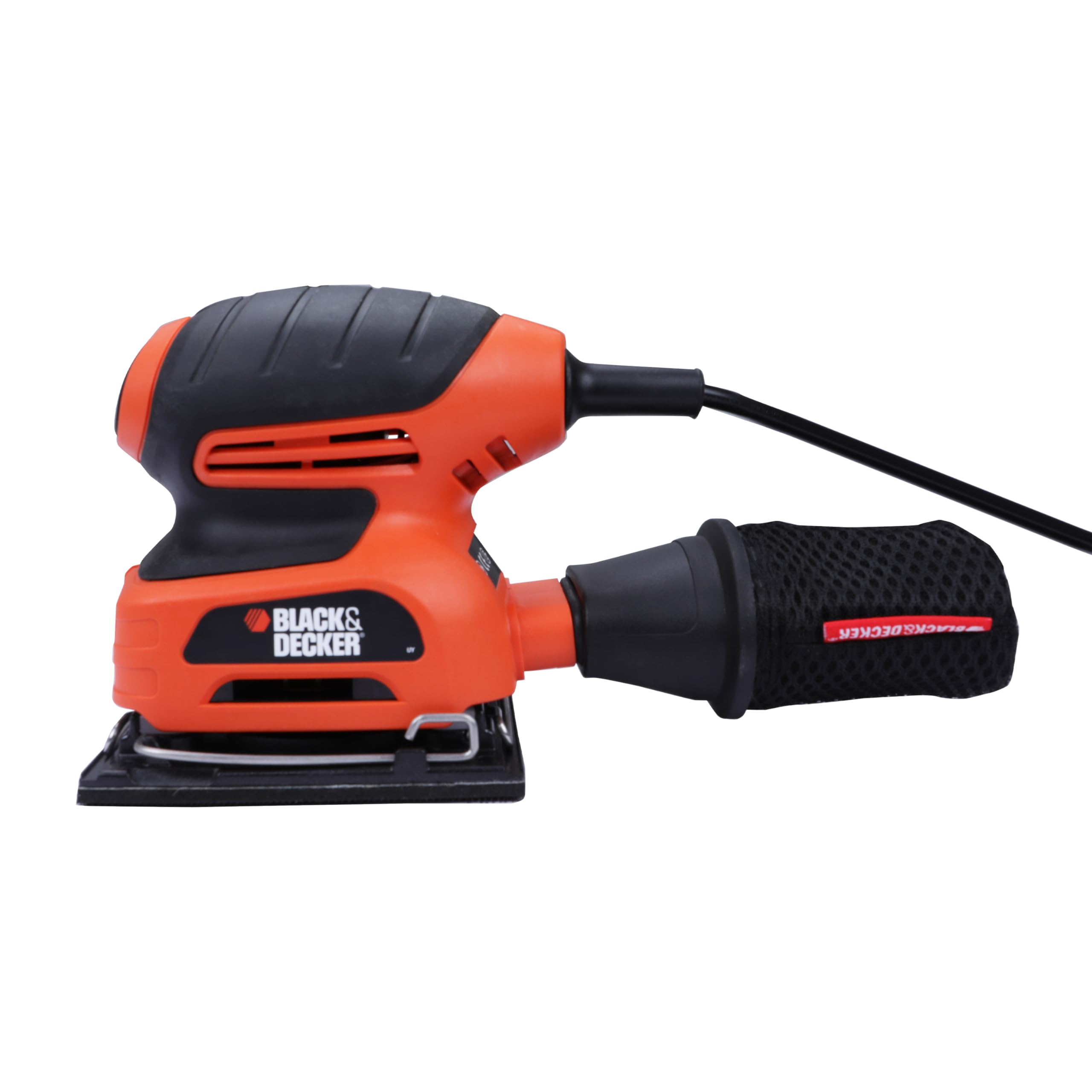 BLACK+DECKER KA400 220W 1/4 Corded Single-Speed Sheet Sander with 16000 Orbits/minute for Paint, Varnish, Cleaning Glass, Removing Rust & Sanding in Tight Spaces, 1 Year Warranty, ORANGE & BLACK (B00NAP70K0) Amazon Price History, Amazon Price Tracker