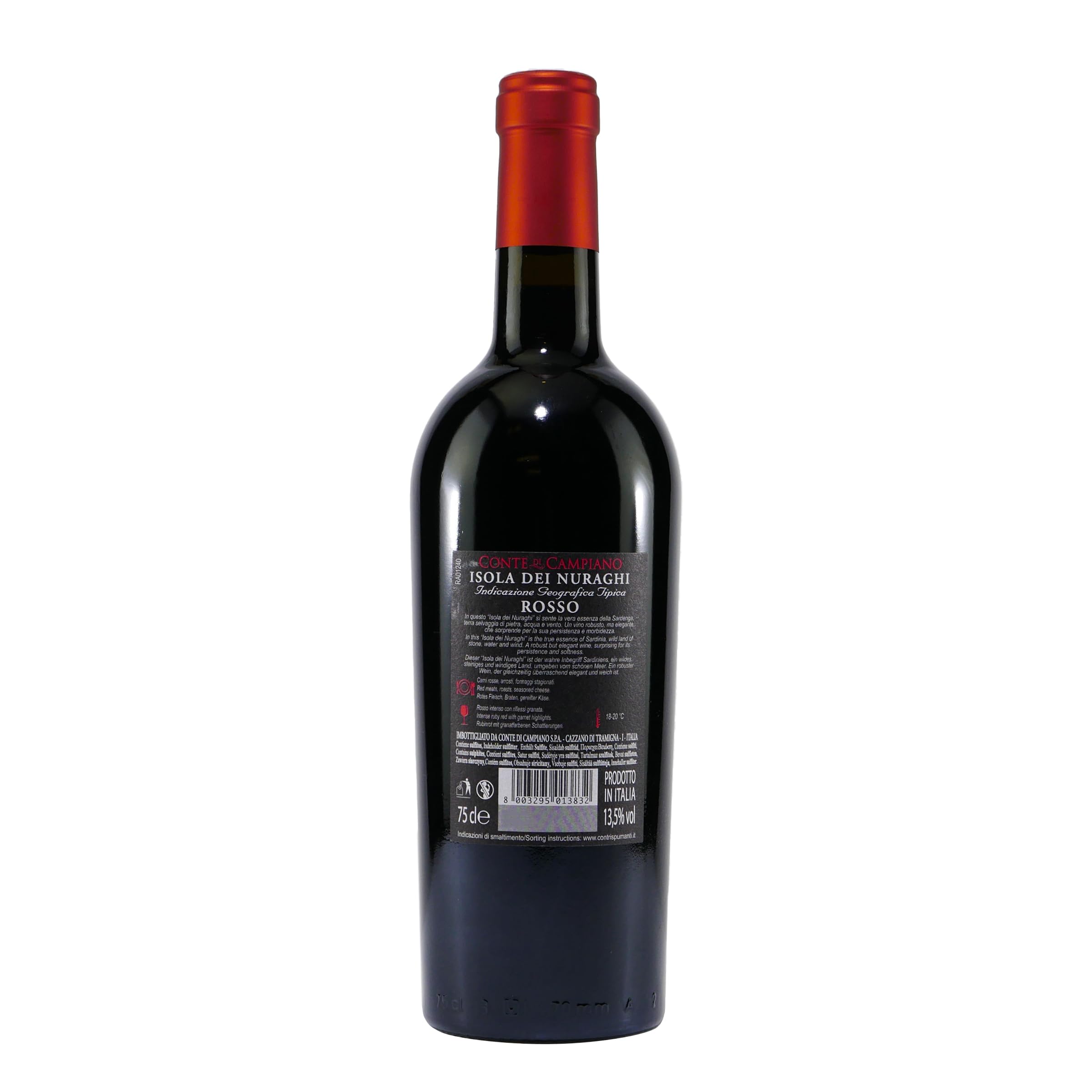 Conte di Campiano Isola dei Nuraghi Rosso (6 x 0,75L)