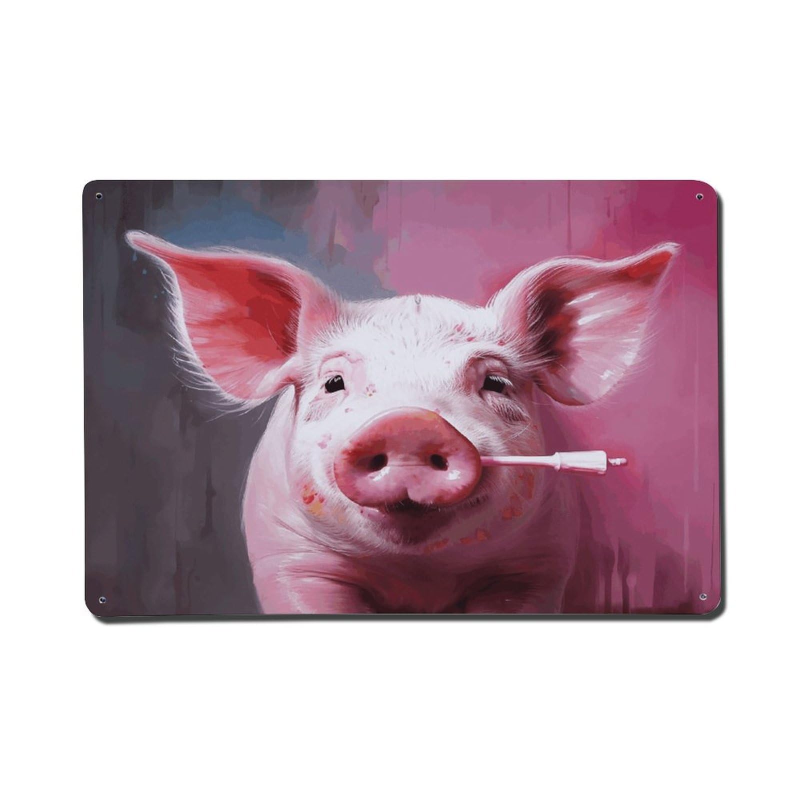 Adfgyerh Style Smiling (12) Metal Signs Funny, Aluminum Tin Sign Indoor Outdoor Decor, Vintage Signs For Home Office Kitchen Bar Cafe Garden Farmhouse Wall Decor