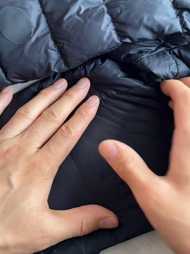 Kit De Réparation Veste Duvet PERFETSELL - 9 Feuilles Nylon Autocollant Noir