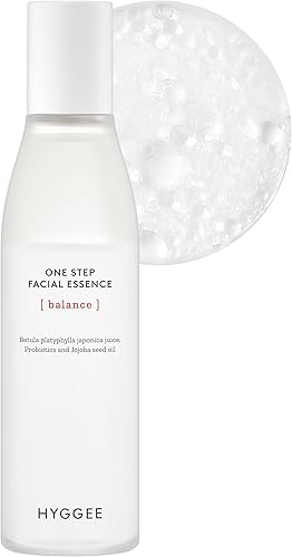 Onestep Facial Essence - Tónico coreano hidratante bifásico con savia de abedul y probióticos, esencia de agua y aceite, 3.9 onzas líquidas