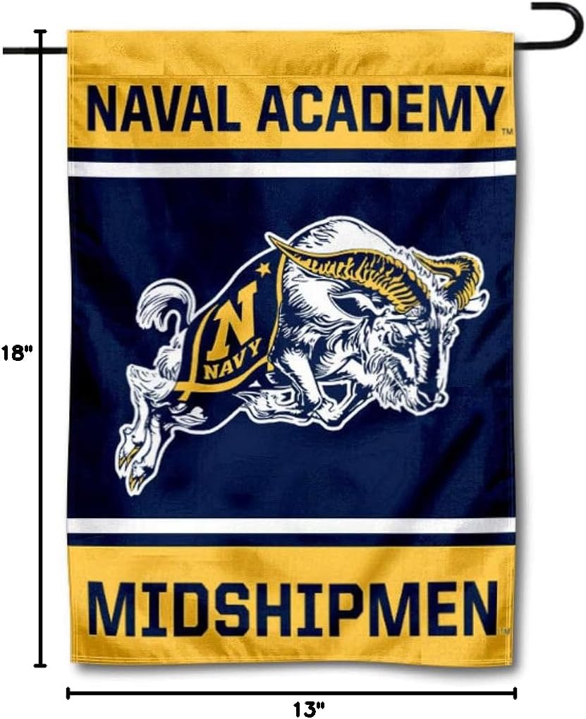 College Flags & Banners Co. US Navy Midshipmen Garden Banner Flag - Image 5