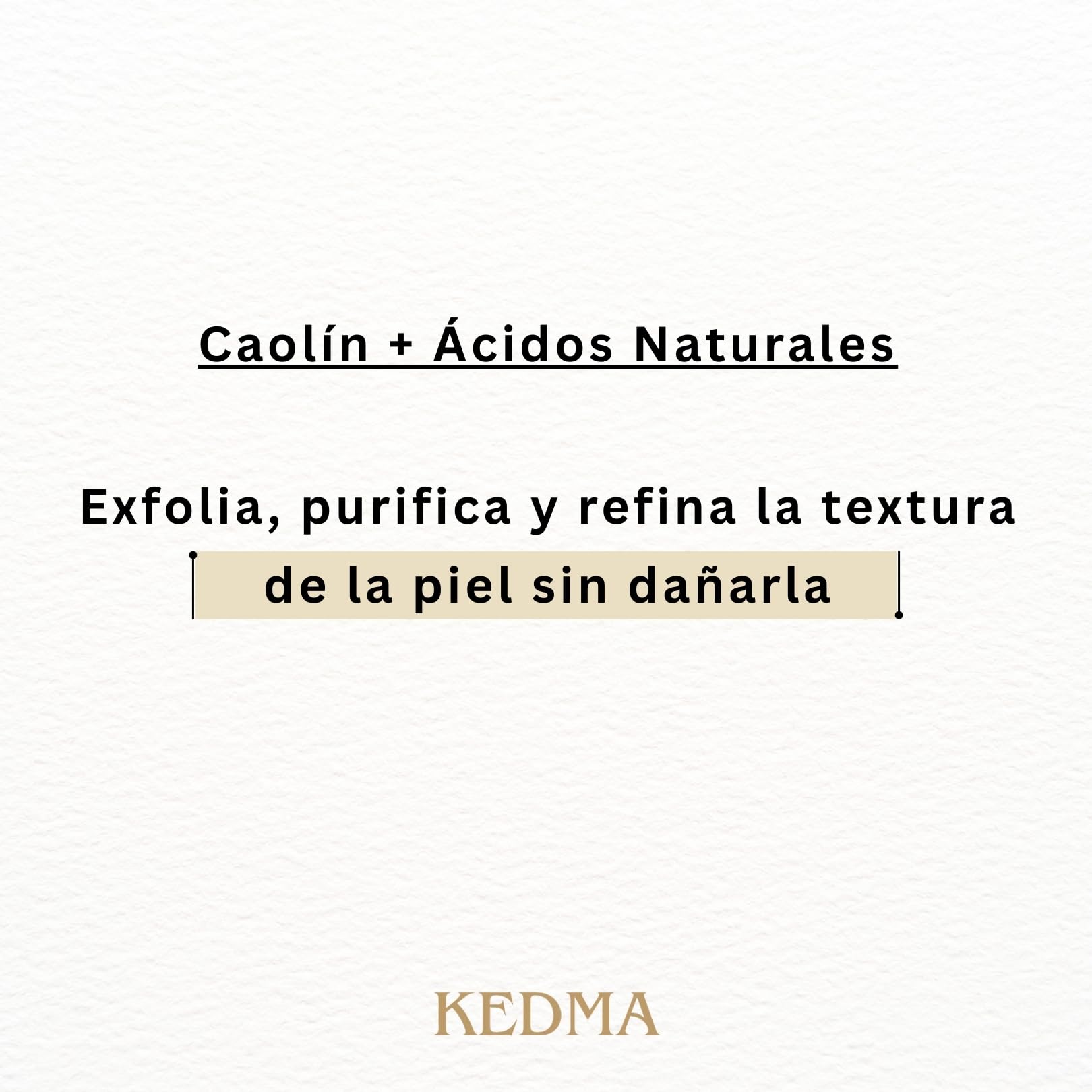 KEDMA - Mascarilla Facial Iluminadora para Piel Apagada & Manchas - 50ml | La mascarilla con caolín, ácidos de frutas y vitamina C purifica y ayuda a iluminar la piel apagada.
