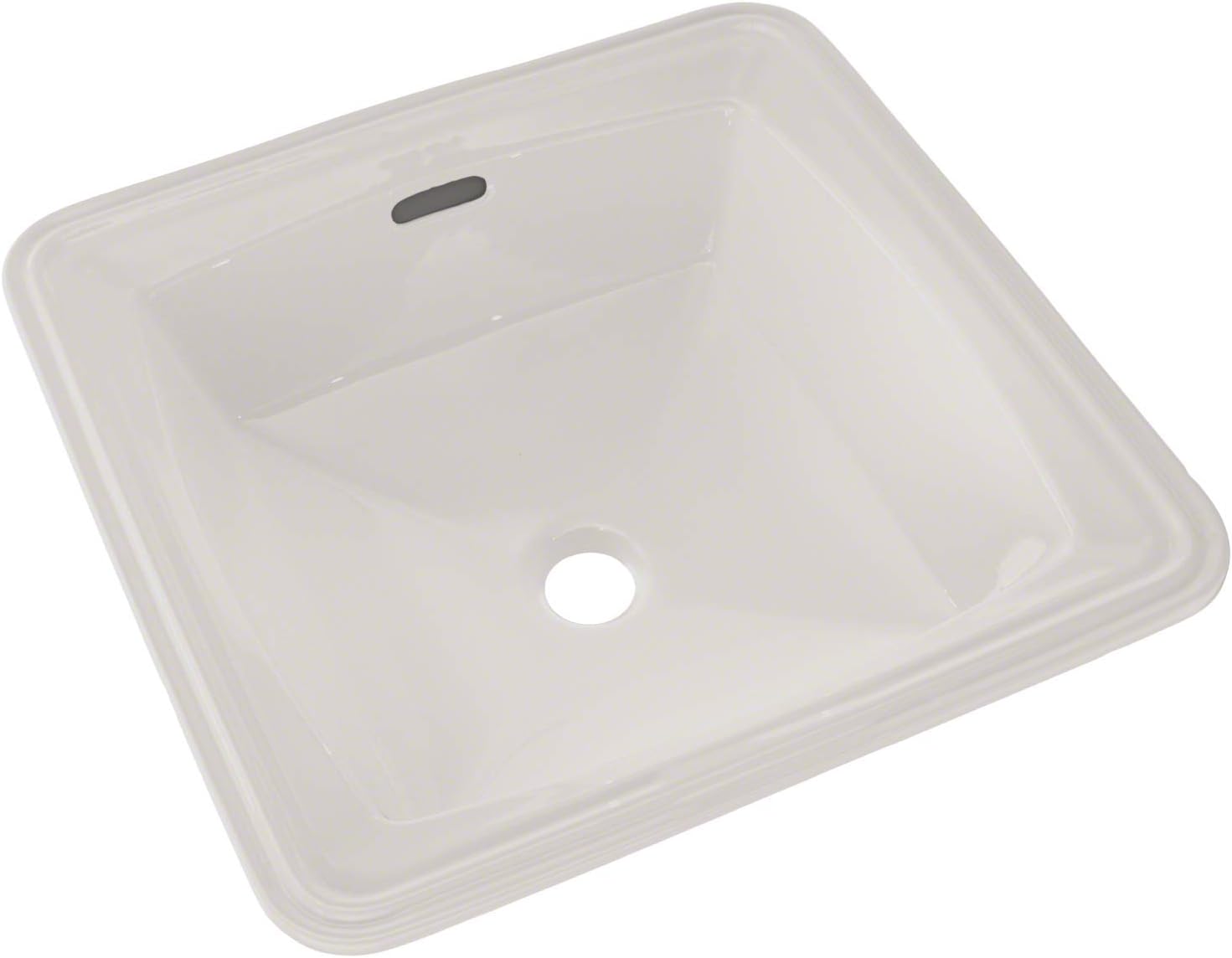 TOTO® Connelly™ Square Undermount Bathroom Sink with CEFIONTECT, Cotton White - LT491G#01