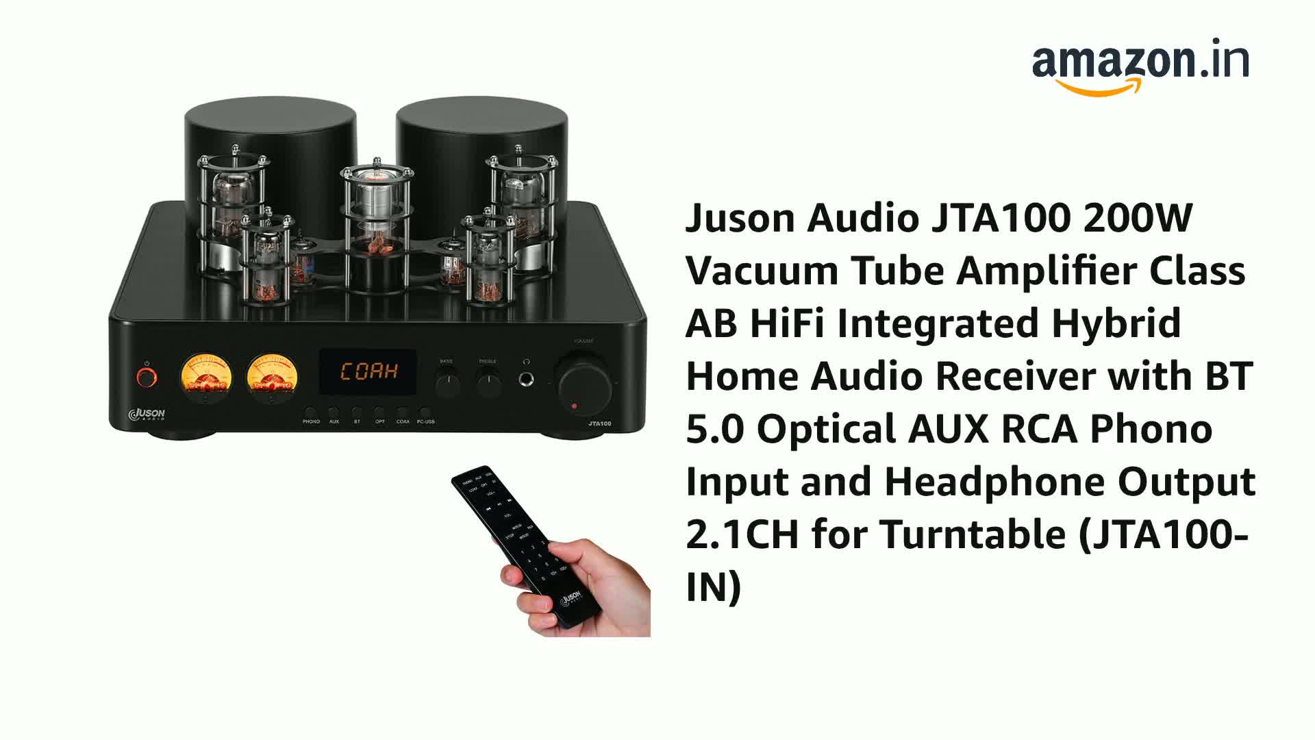Watch Juson Audio JTA100 200W Vacuum Tube Amplifier Class AB HiFi