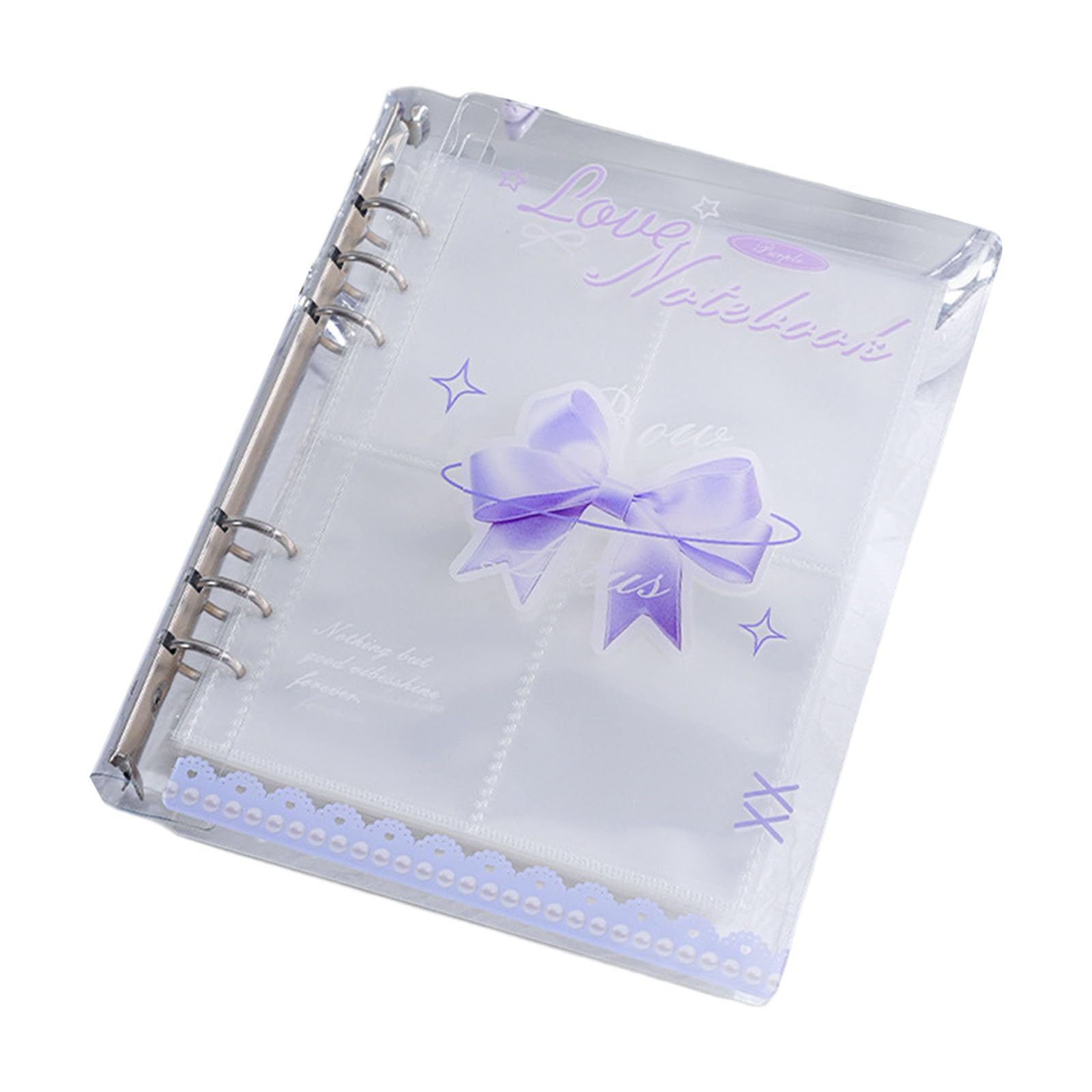 Nucelit Korean Popular Photocard Binder, Binders Collector Album 160Card Slot Binder Covers for Organizing Trading, Game Cards Korean Popular Binders Album