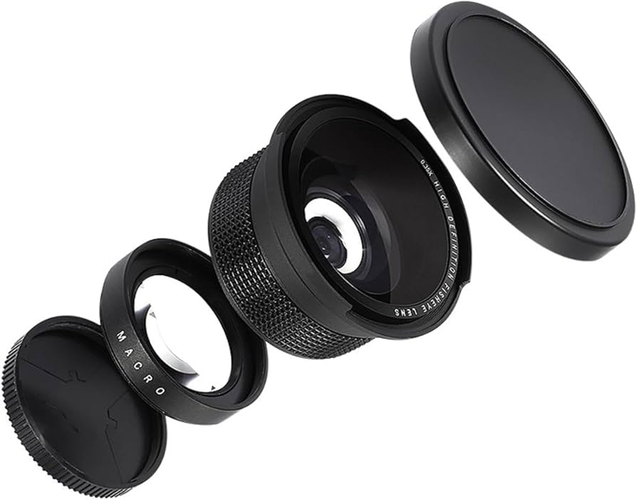 Amazon | 58MM 0.35x 魚眼広角レンズクローズアップアタッチメント Amazon | 58MM 0.35x 魚眼広角レンズクローズアップアタッチメント