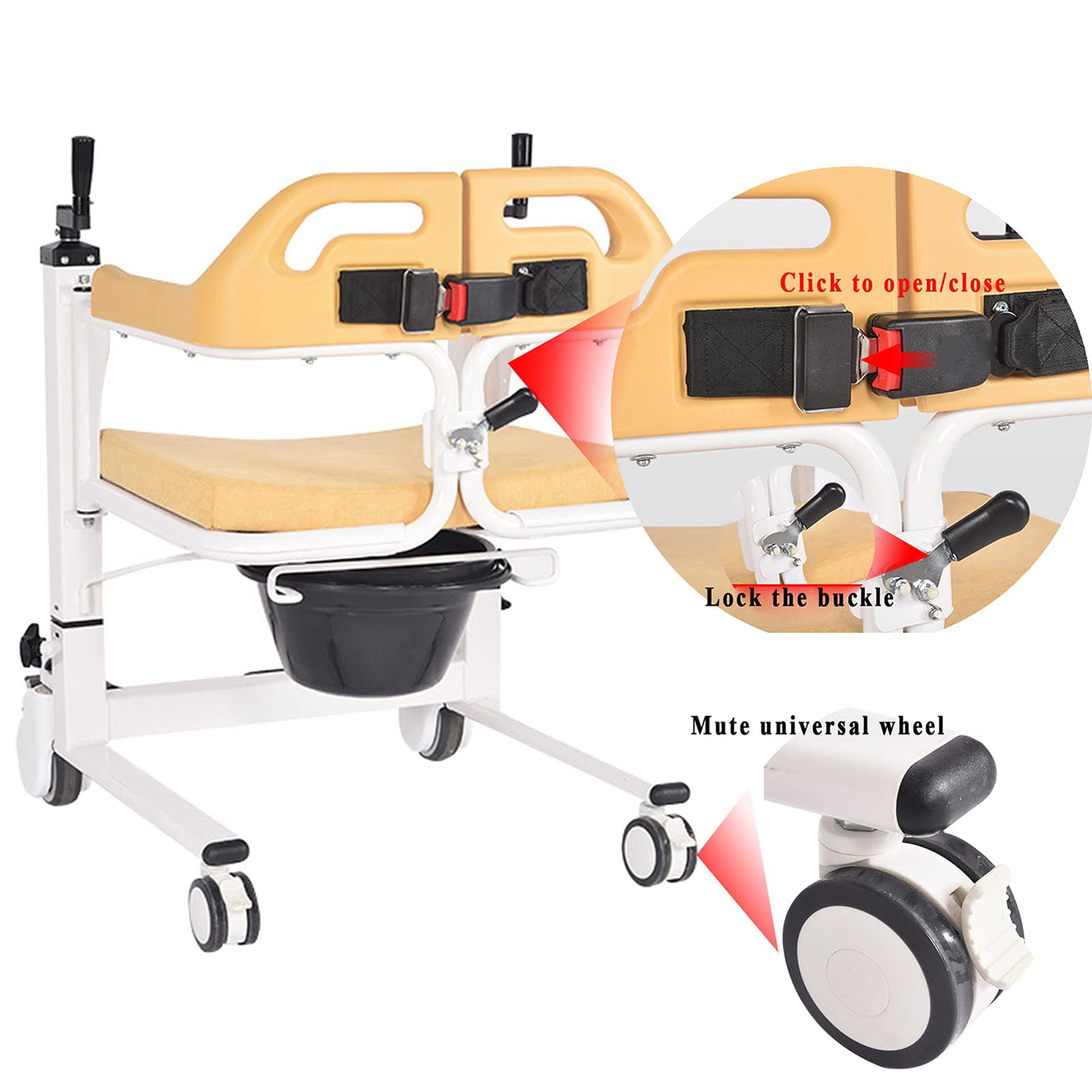 Elevador para Silla De Ruedas, Silla de Transporte para Ducha en Silla de Ruedas, Grúa para Elevación Y Traslado De Pacientes, Grúa para Elevación Y Traslado De Pacientes