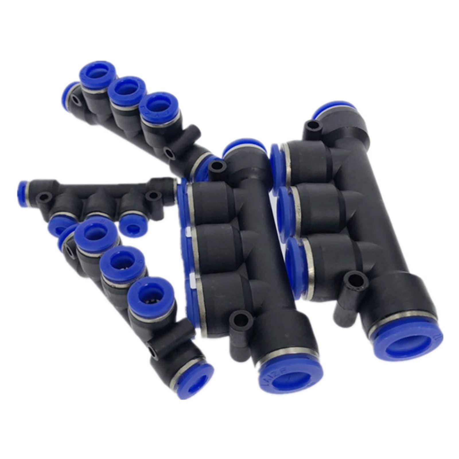 1 Pz Raccordo Pneumatico Ad Aria 5 Vie One Touch Od 4mm - Foto 6