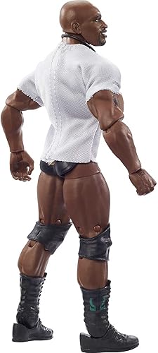 Miniatura 4 de WWE Titus O’Neil Royal Rumble Elite Collection Action Figure with Authentic Gear & Accessories, 6-in Posable Collectible Gift for WWE Fans Ages 8