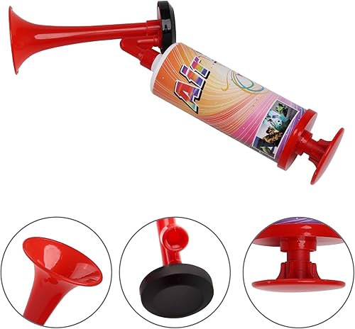 Miniatura 5 de 5 piezas de bocina de aire mini con bomba de mano, bocinas de aire para eventos deportivos, celebraciones, regalos divertidos para fiestas de