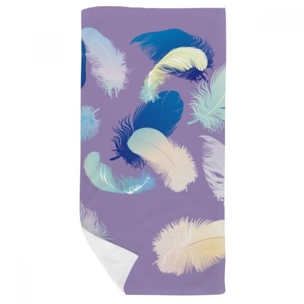 Serviette de bain doux 35x70 cm pour peaux sensibles et séchage délicat