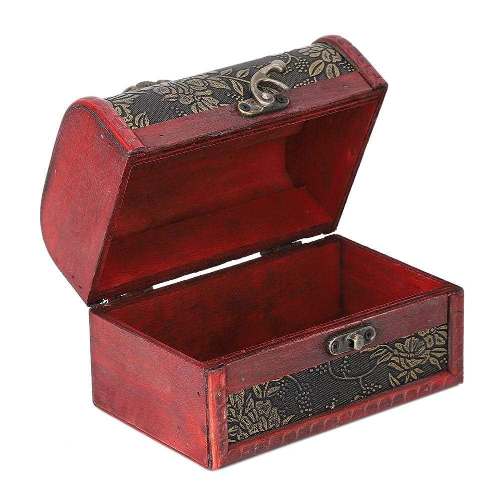 ARTISTERY Antique Treasure Chest Decorative Wooden Lock Box for Treasures Gift Money Emerald |Home & Garden | Household Supplies & Cleaning | Home Organization | Storage Boxes 3