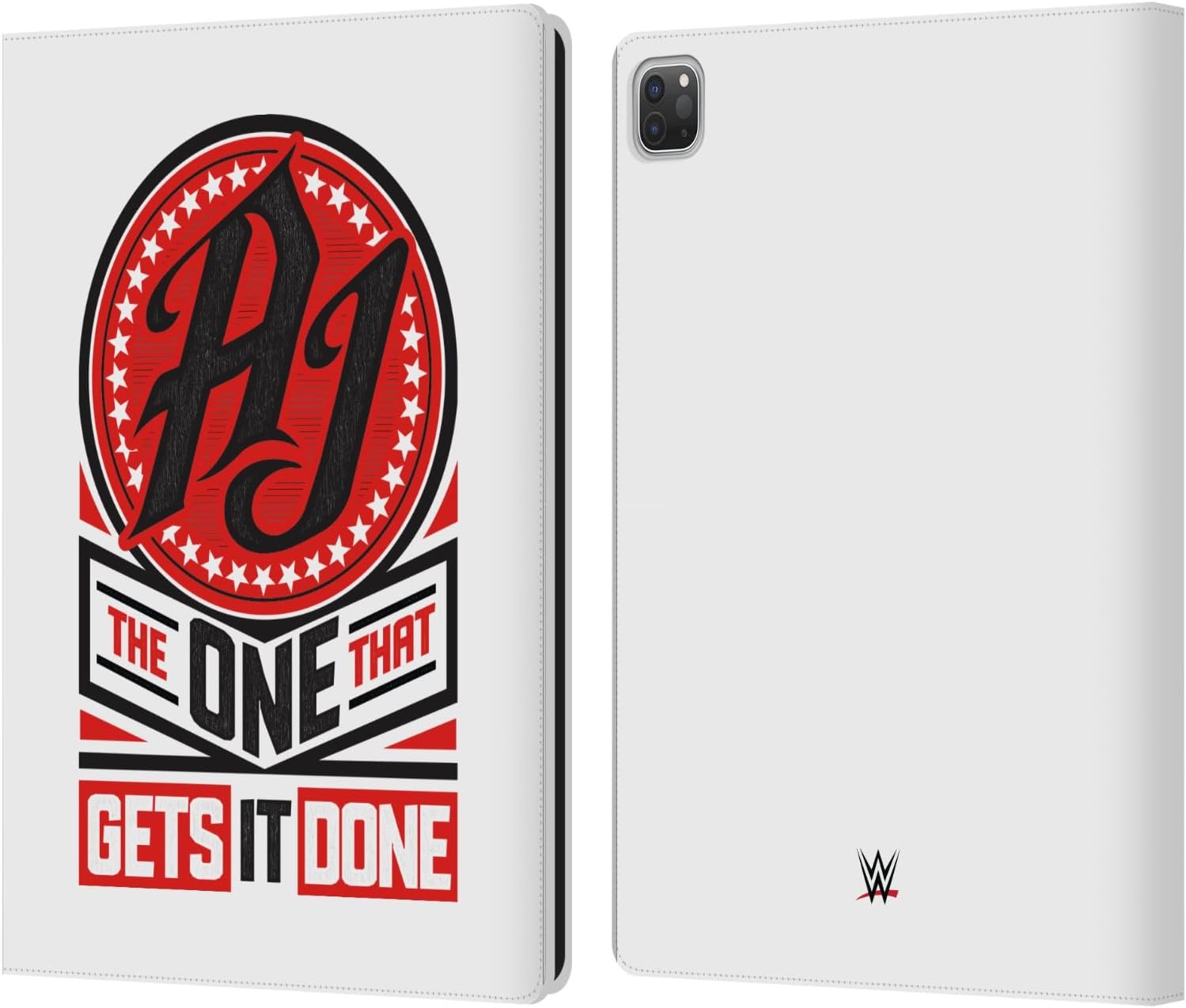 Head Case Designs Officially Licensed WWE AJ Styles Gets It Done 2017/18 Superstars 3 Leather Wallet Case Compatible with Apple iPad Pro 13 M4 2024