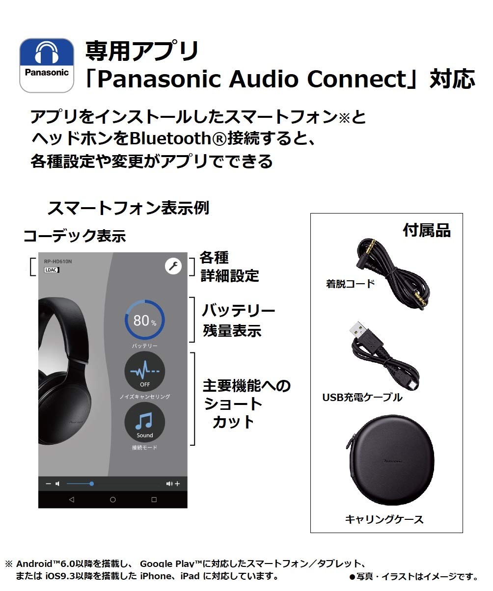 Panasonic RP-HD610N-K BLACK