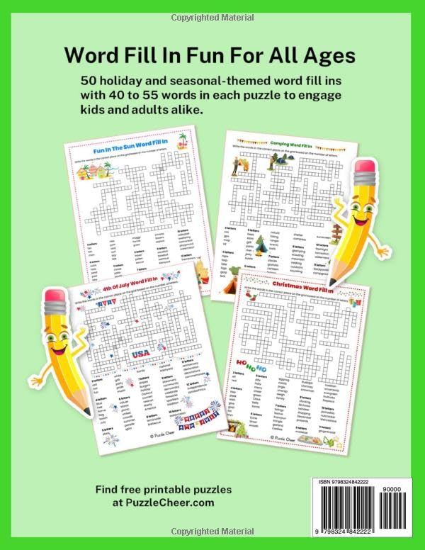 A Year of Holiday Word Fill Ins: Puzzle Fun For All Ages - Image 2