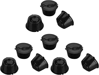 Juego de 10 soportes de café permanentes reutilizables recargables compatibles con máquina de café, 12 colores recargables