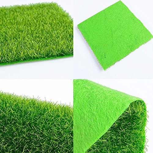 Nice Purchase Artificial Moss Simulation Fake Green Plants Grass For Party Patio Lawn Micro Landscape Decoration Flowers Grass Diy Crafts (4 Pcs 6''×6'') #TOP1